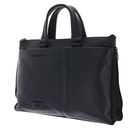 PIQUADRO Russell Expandable Slim Briefcase Nero