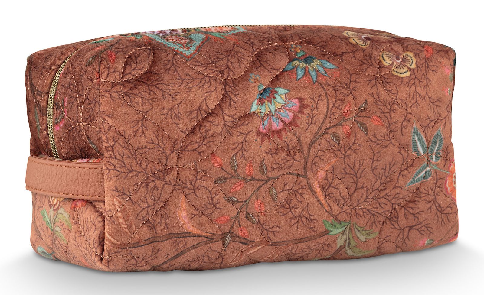 Pip Studio Coco Cosmetic Bag Mumbai Morning M Brown Pip Studio Coco Cosmetic Bag Mumbai Morning M Brown