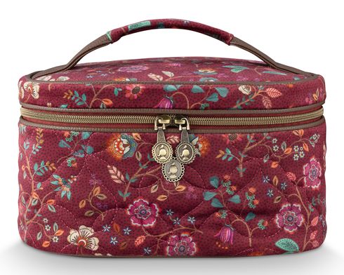 Pip Studio Cleo Beauty Case Flora Bangelore Dark Pink Pip Studio Cleo Beauty Case Flora Bangelore Dark Pink