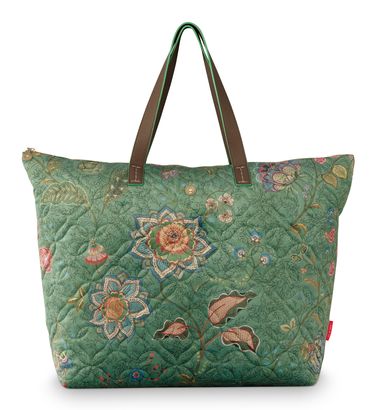 Pip Studio Tilda Tote Bag Mumbai Morning L Green