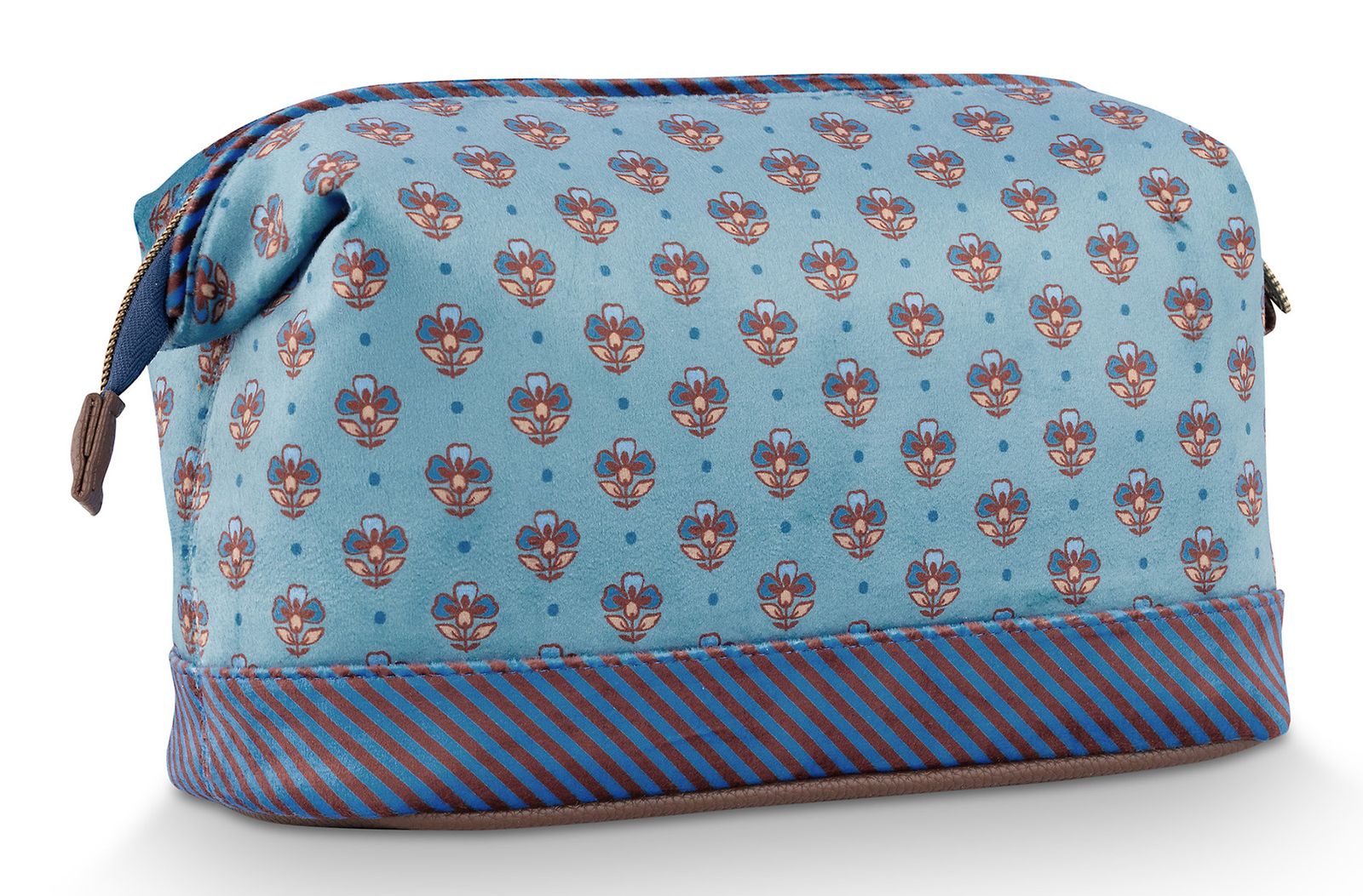 Pip Studio Cooper Cosmetic Purse Jaipur Flower L Blue Pip Studio Cooper Cosmetic Purse Jaipur Flower L Blue