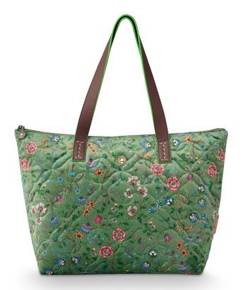 Pip Studio Tilda Tote Bag Flora Bangelore M Green