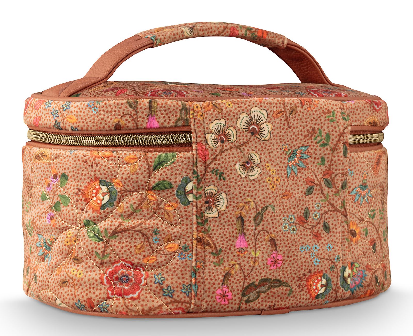 Pip Studio Cleo Beauty Case Flora Bangelore Sand Pip Studio Cleo Beauty Case Flora Bangelore Sand