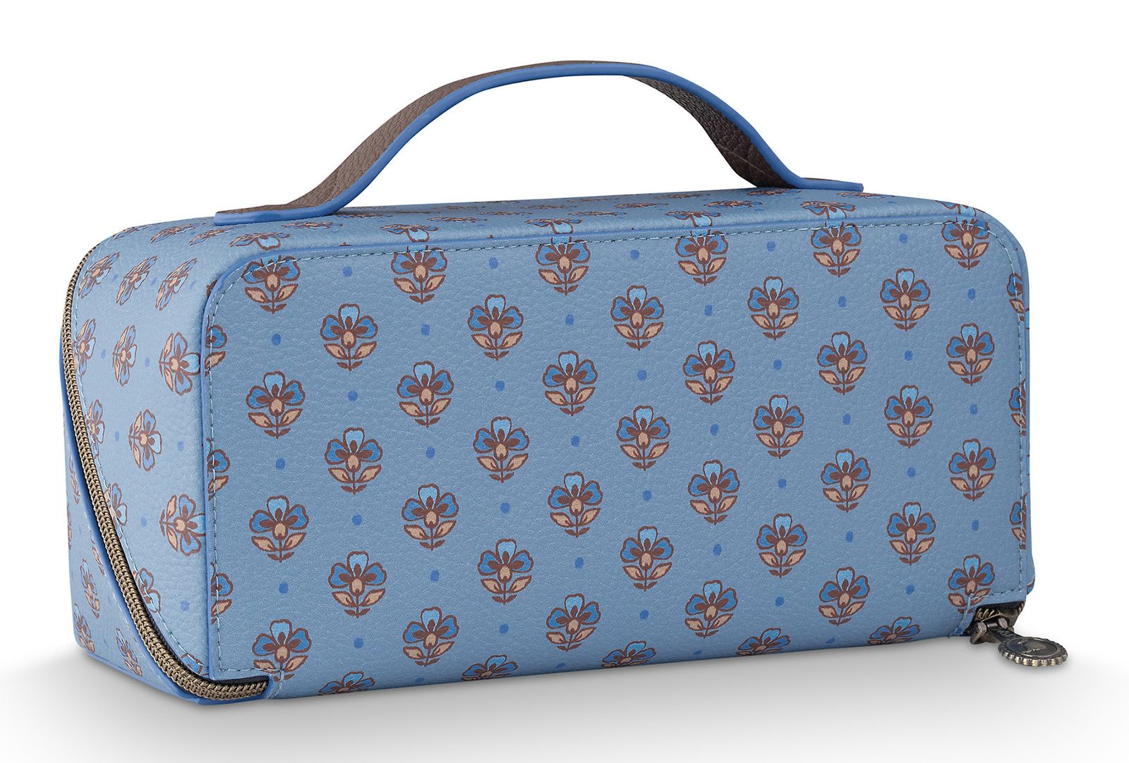 Pip Studio Cyrille Cosmetic Bag Jaipur Flower M Blue Pip Studio Cyrille Cosmetic Bag Jaipur Flower M Blue