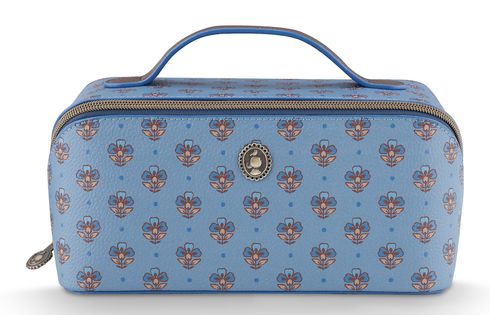 Pip Studio Cyrille Cosmetic Bag Jaipur Flower M Blue