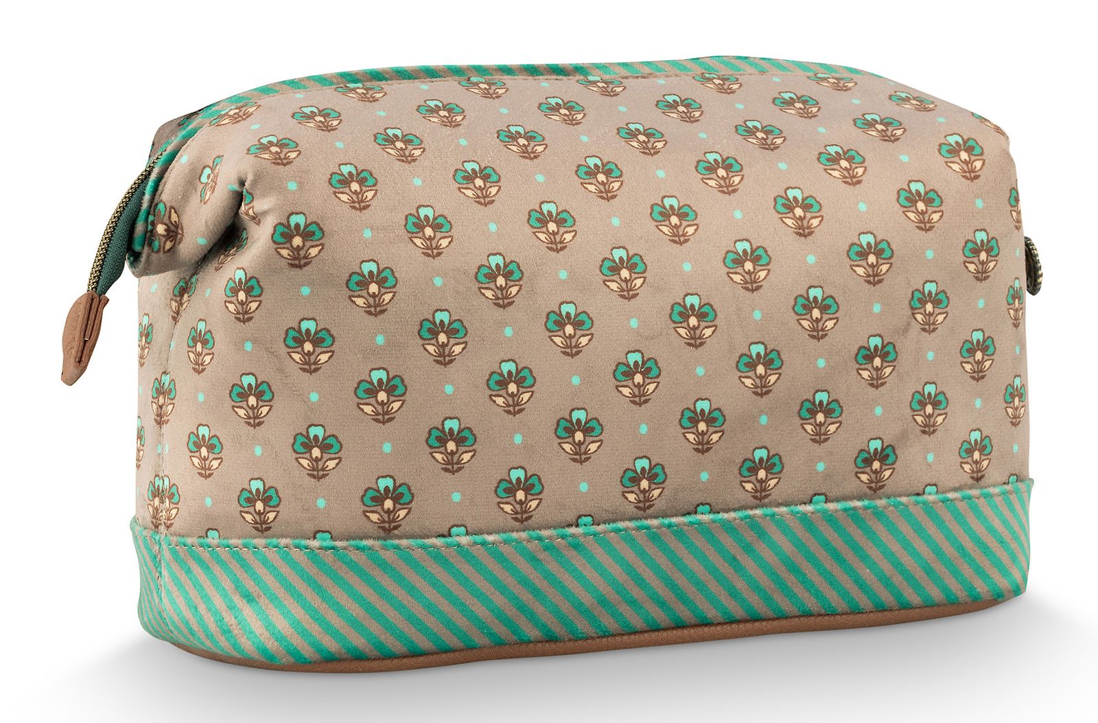 Pip Studio Cooper Cosmetic Purse Jaipur Flower L Light Green Pip Studio Cooper Cosmetic Purse Jaipur Flower L Light Green