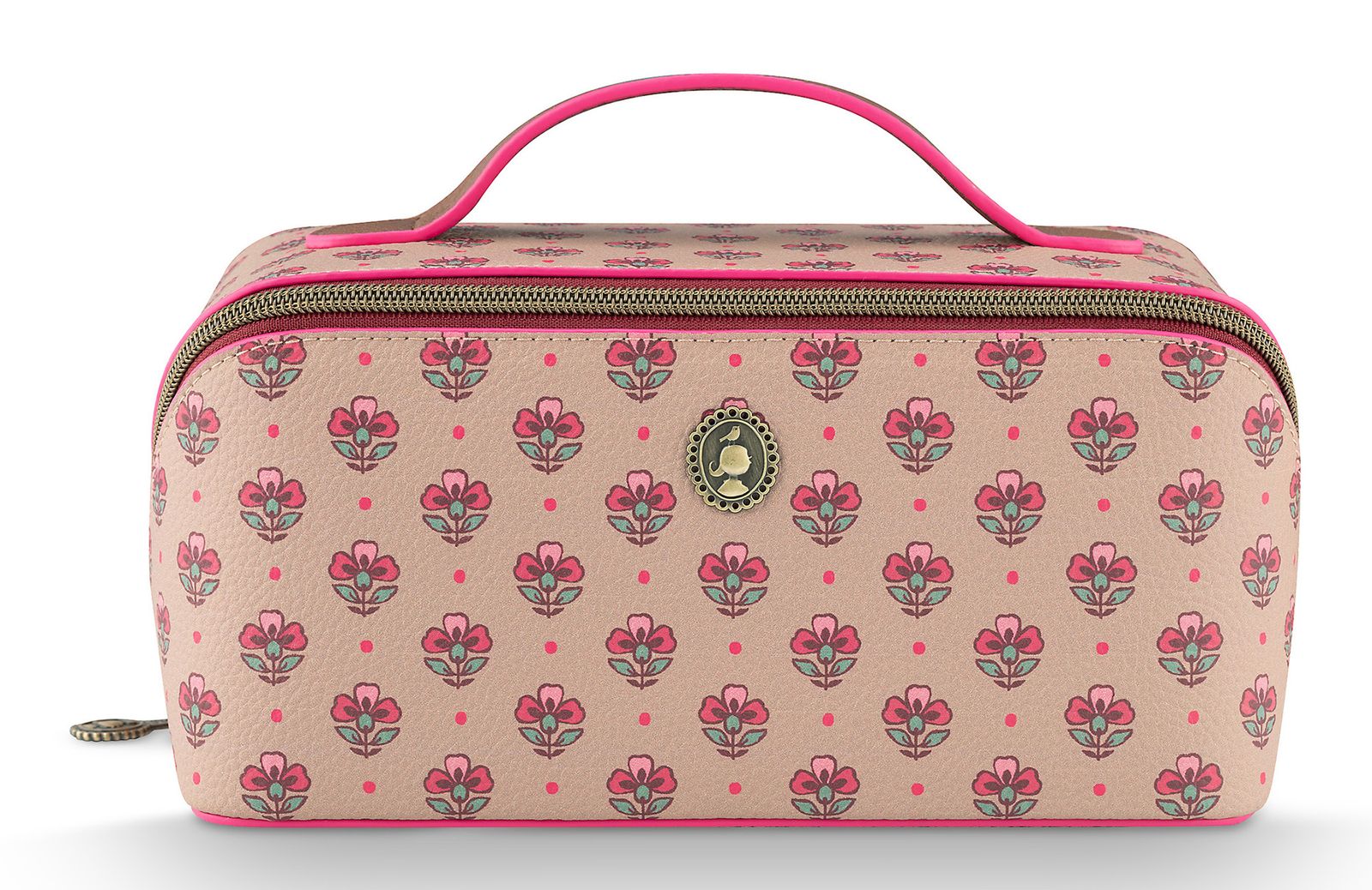 Pip Studio Cyrille Cosmetic Bag Jaipur Flower M Light Pink