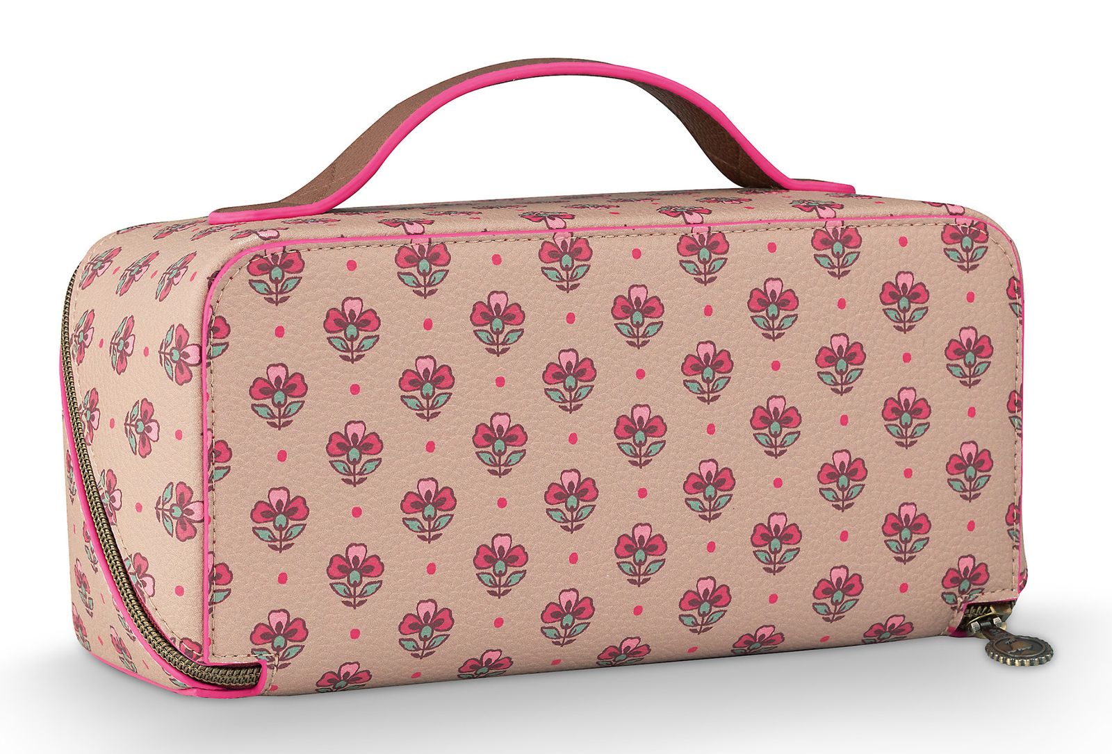Pip Studio Cyrille Cosmetic Bag Jaipur Flower M Light Pink Pip Studio Cyrille Cosmetic Bag Jaipur Flower M Light Pink