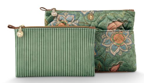 Pip Studio Caryn Cosmetic Bags Combi Mumbai Morning Green Pip Studio Caryn Cosmetic Bags Combi Mumbai Morning Green