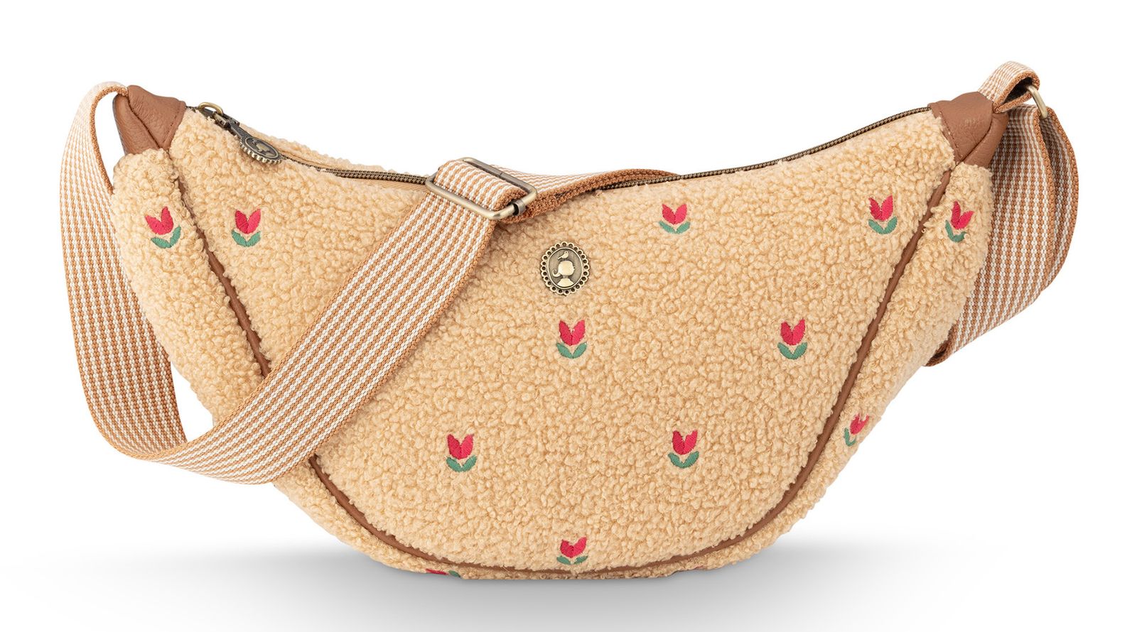 Pip Studio Freya Half Moon Cross Body Bag Beige