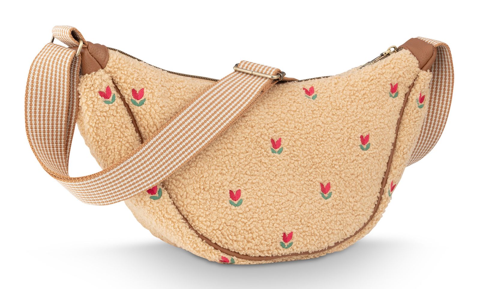 Pip Studio Freya Half Moon Cross Body Bag Beige Pip Studio Freya Half Moon Cross Body Bag Beige