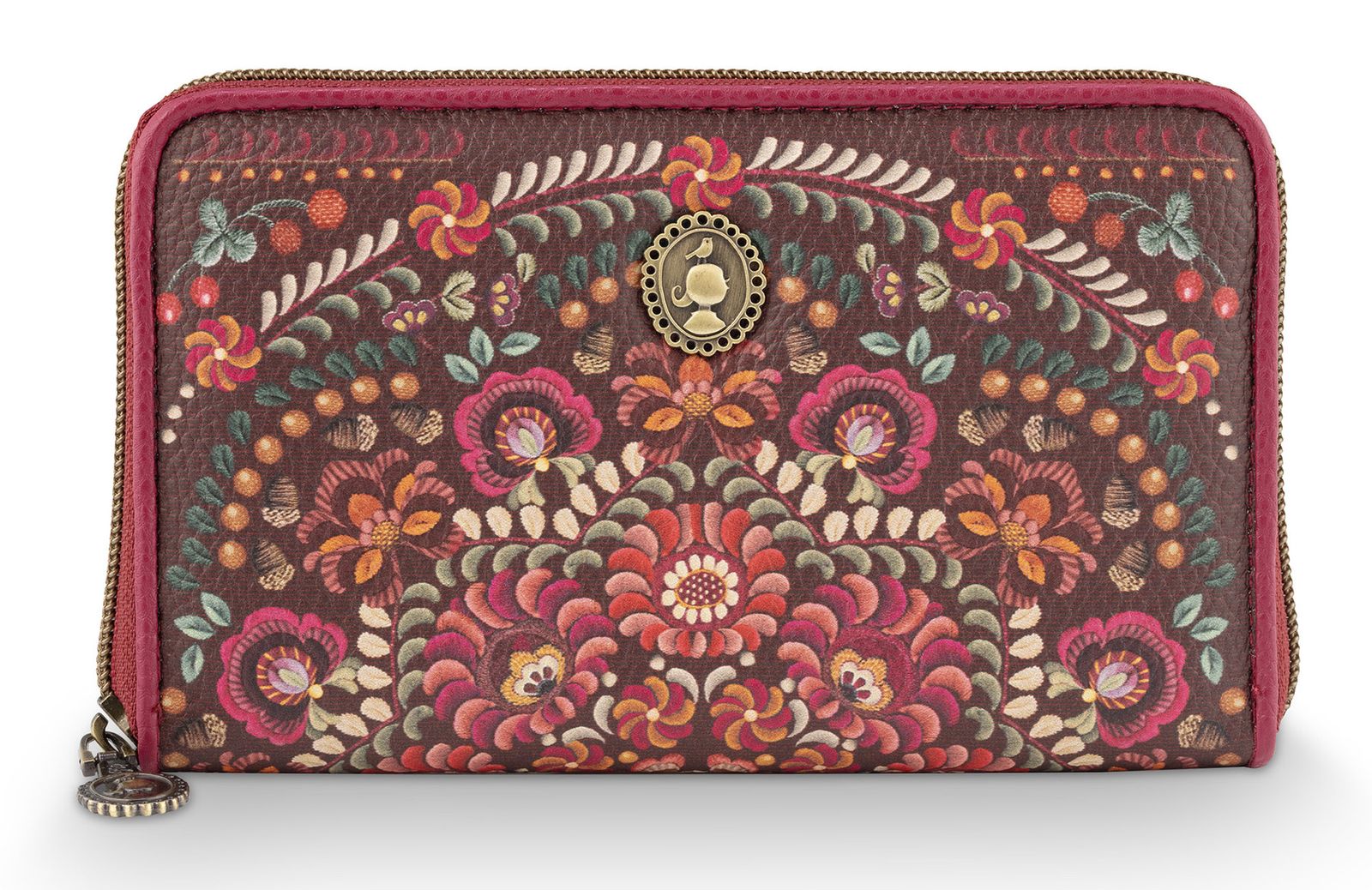 Pip Studio Willow Wallet Il Ricamo Dark Red