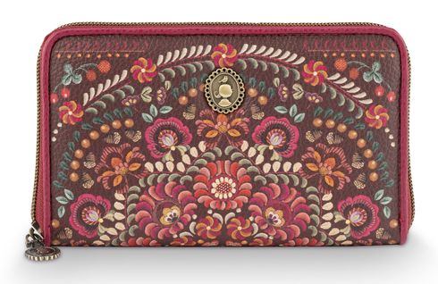 Pip Studio Willow Wallet Il Ricamo Dark Red