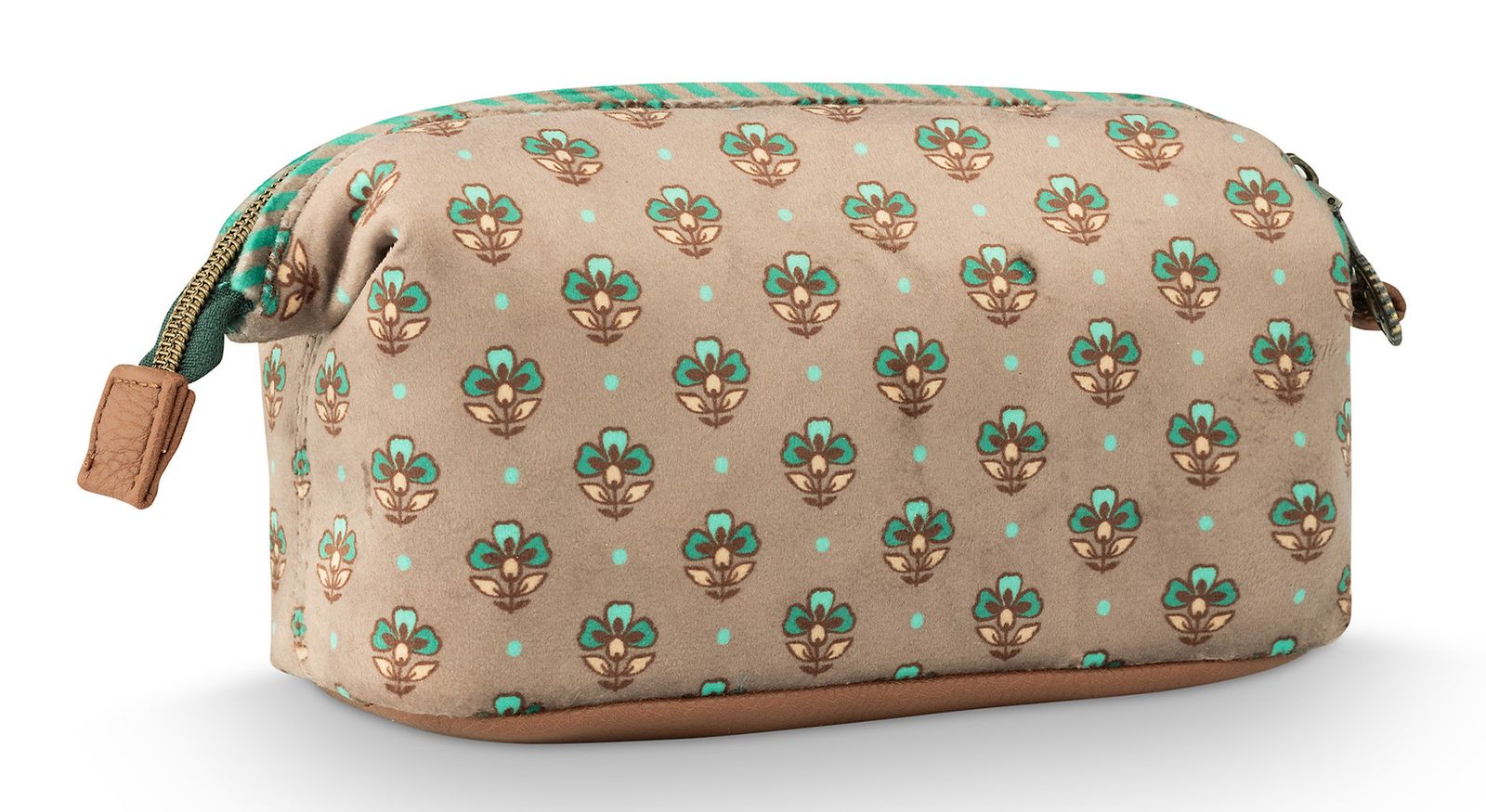 Pip Studio Cooper Cosmetic Purse Jaipur Flower S Light Green Pip Studio Cooper Cosmetic Purse Jaipur Flower S Light Green