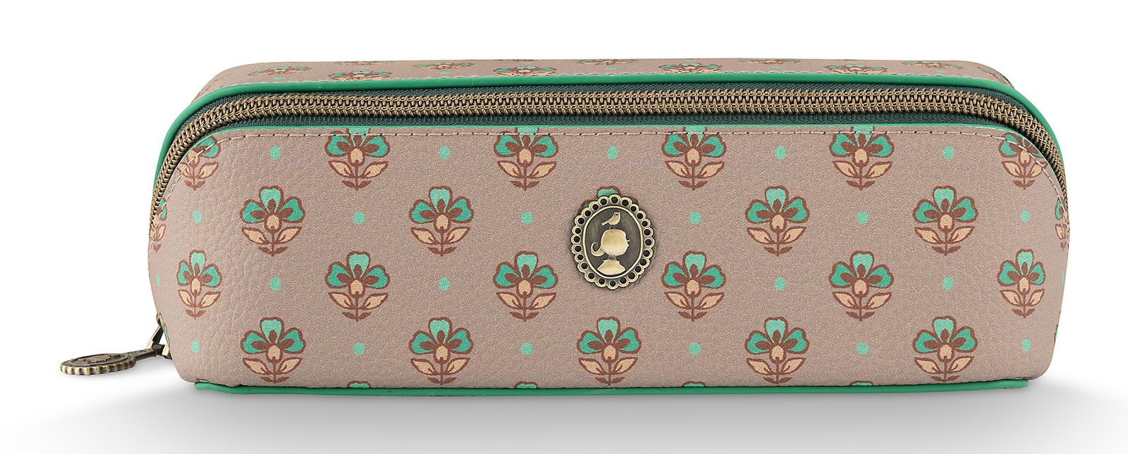 Pip Studio Cyrille Cosmetic Bag Jaipur Flower S Light Green