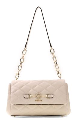GUESS Frances Flap Shoulder Bag Bone