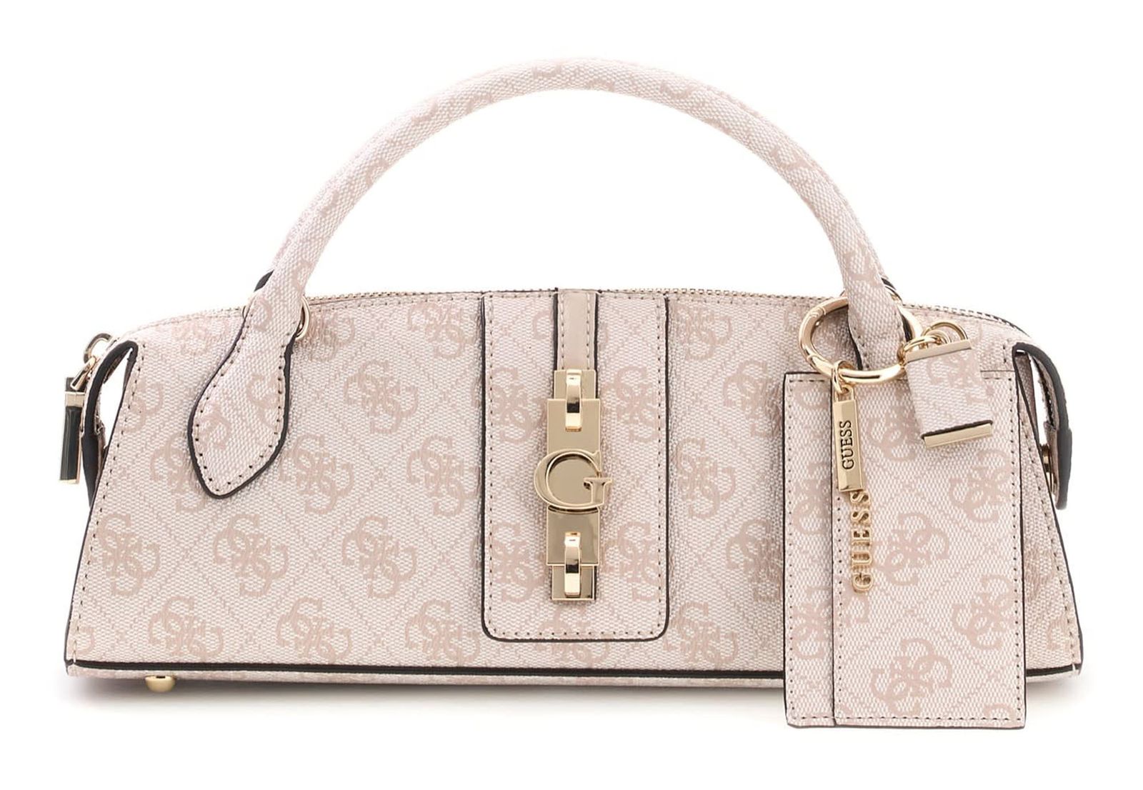GUESS Yvonne Logo Mini Satchel Stone Logo