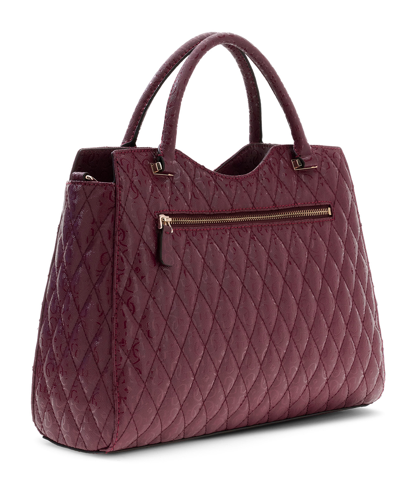 GUESS Tamara Satchel Merlot GUESS Tamara Satchel Merlot