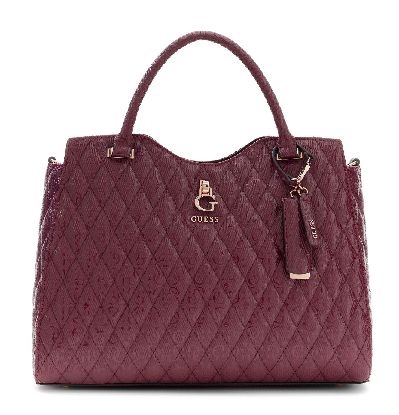 GUESS Tamara Satchel Merlot