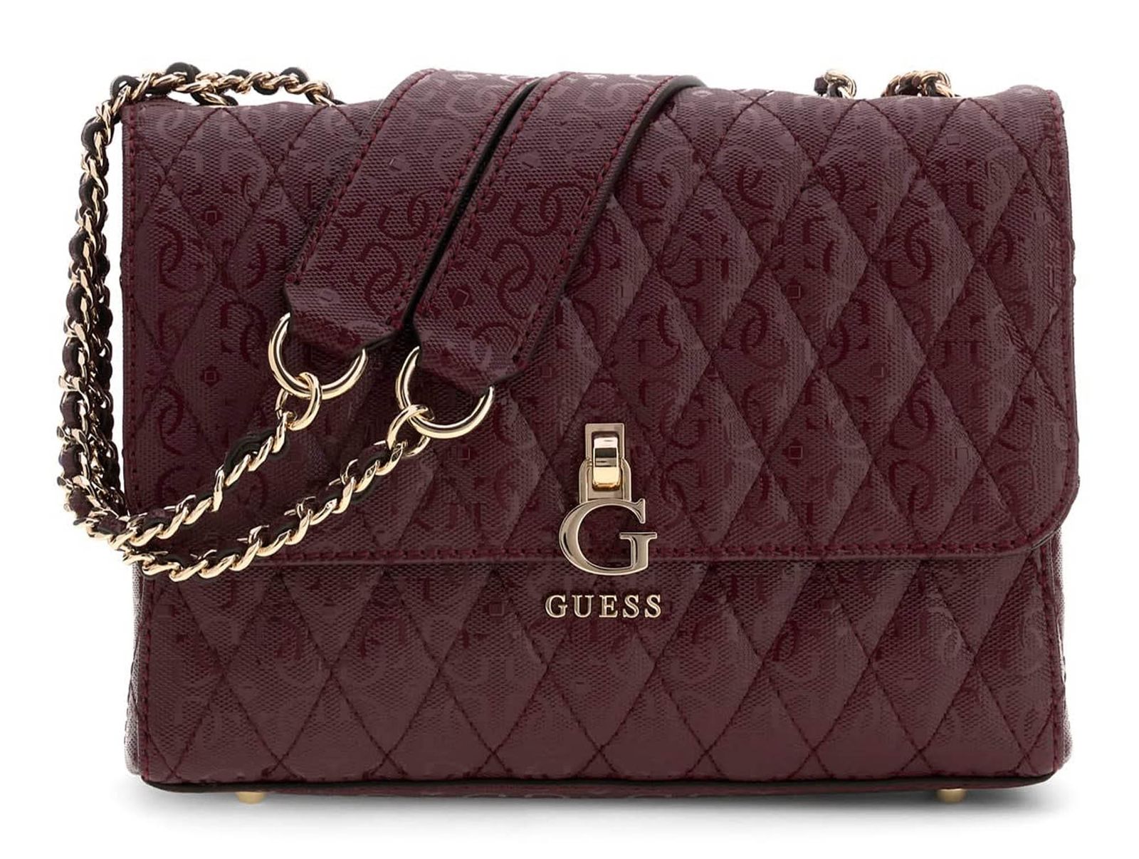GUESS Tamara Convertible Crossbody Flap Merlot