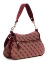 GUESS Samantha Flap Shoulder Bag Merlot Logo