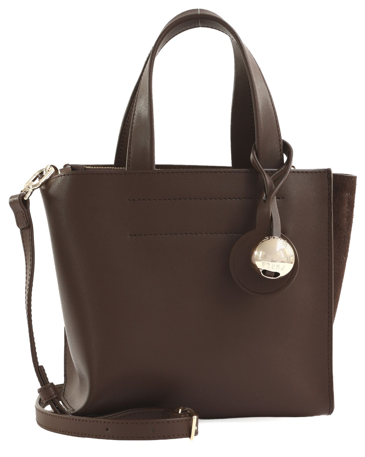 FURLA Divide It Mini Tote Bag Toni Espresso