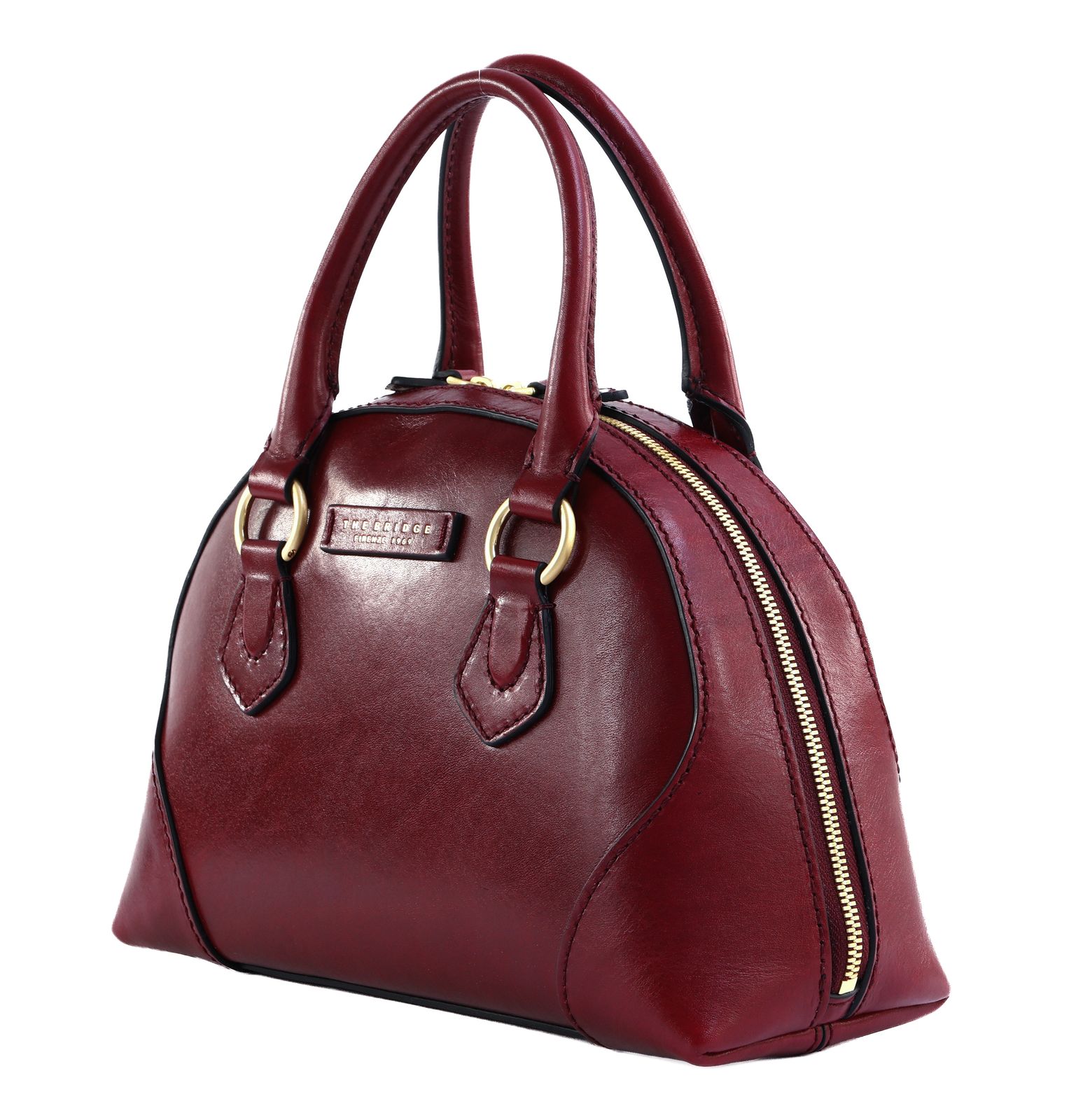 THE BRIDGE Magda Handbag With Shoulder Bag Wine Red / Oro THE BRIDGE Magda Handbag With Shoulder Bag Wine Red / Oro