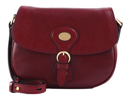 THE BRIDGE Isadora Crossbody Bag Wine Red / Oro