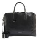THE BRIDGE Matteo Briefcase Nero / Rutenio Scuro THE BRIDGE Matteo Briefcase Nero / Rutenio Scuro