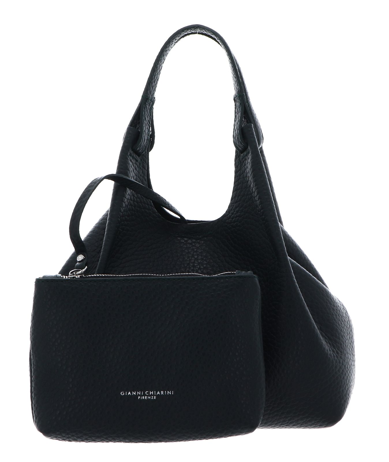 GIANNI CHIARINI Dua Handbag Velvet Green