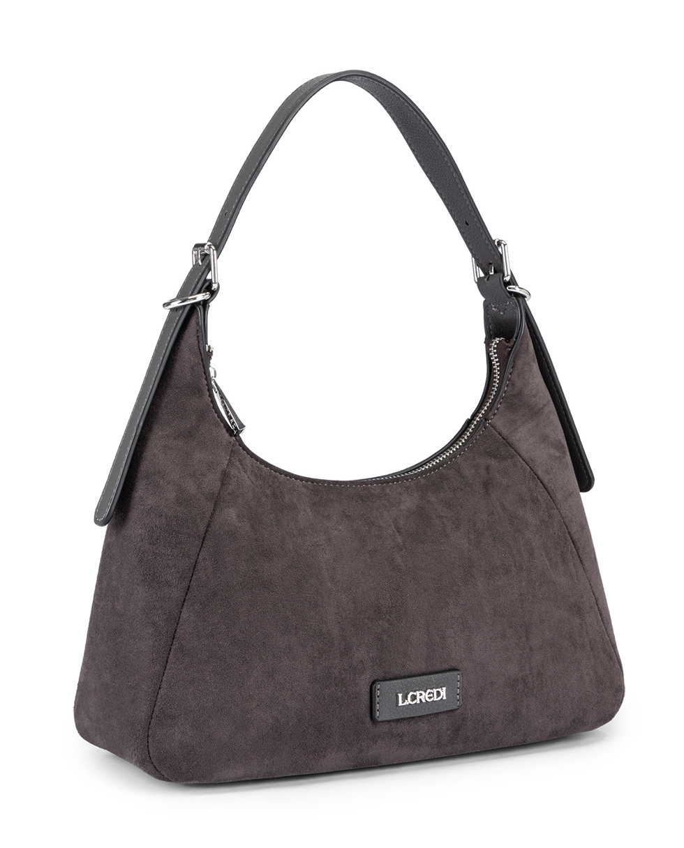 L.CREDI Sophronia Hobo Bag Iron L.CREDI Sophronia Hobo Bag Iron