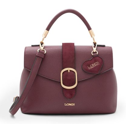 L.CREDI Solenn.ai Handbag Cherry Shade
