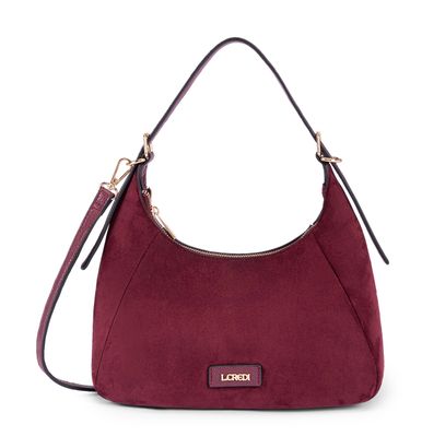 L.CREDI Sophronia Hobo Bag Cherry Shade