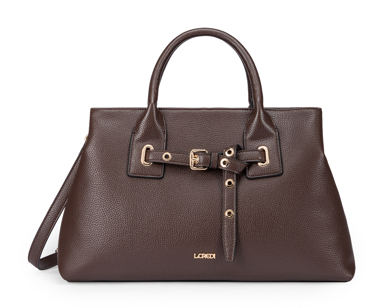 L.CREDI Sadette Handbag Chocolate