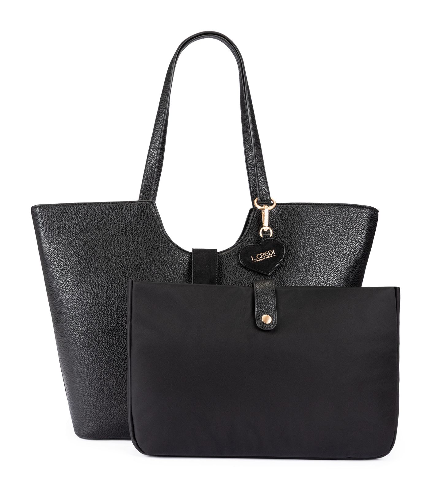L.CREDI Solenn.ai Shopper Black L.CREDI Solenn.ai Shopper Black