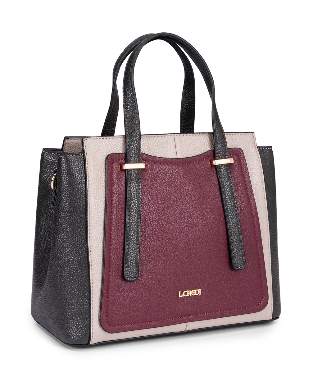 L.CREDI Saina Handbag Cherry Shade mix L.CREDI Saina Handbag Cherry Shade mix
