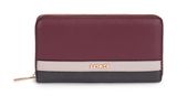 L.CREDI Saina Zip Around Wallet Cherry Shade mix L.CREDI Saina Zip Around Wallet Cherry Shade mix