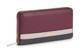 L.CREDI Saina Zip Around Wallet Cherry Shade mix L.CREDI Saina Zip Around Wallet Cherry Shade mix