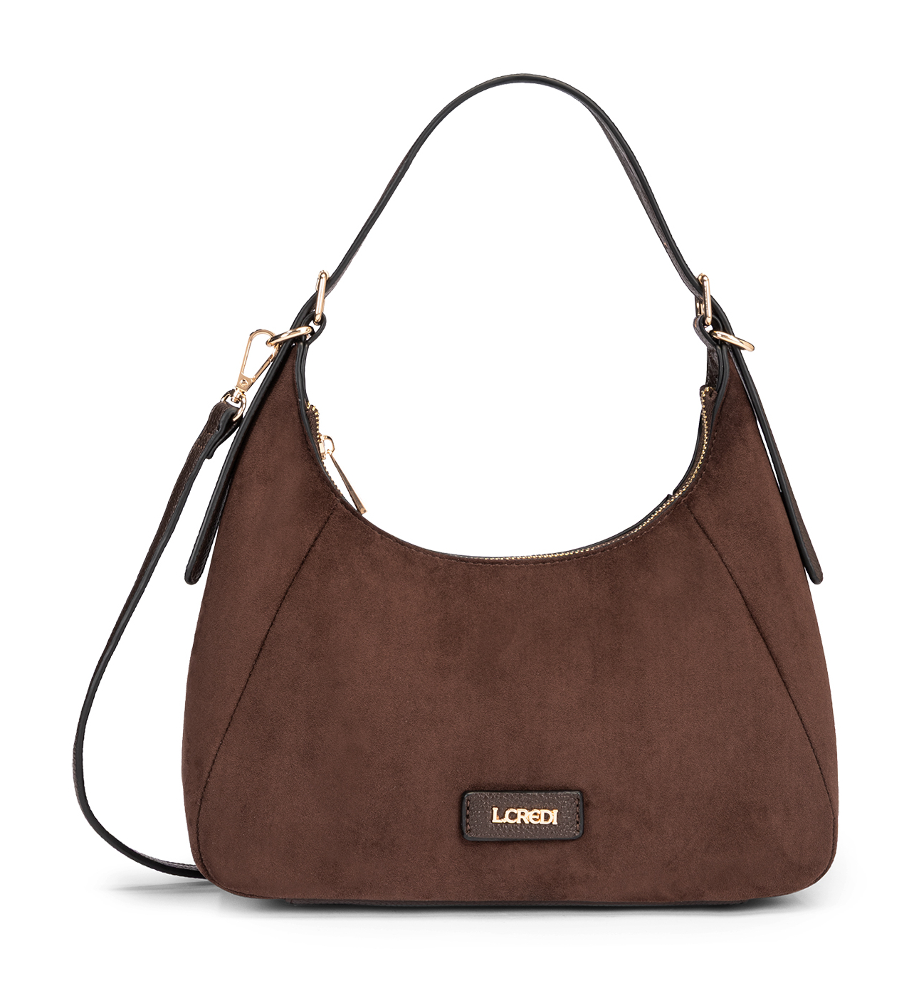L.CREDI Sophronia Hobo Bag Chocolate