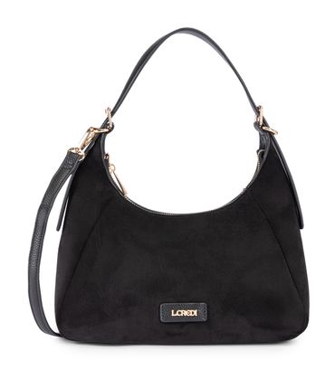 L.CREDI Sophronia Hobo Bag Black