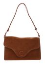 COCCINELLE C-Me Softy Shoulder Bag Suede Le. / Grained Le. M Cognac / Cognac COCCINELLE C-Me Softy Shoulder Bag Suede Le. / Grained Le. M Cognac / Cognac