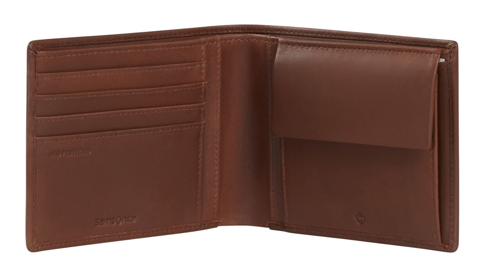 Samsonite Eluxe Veg 015 - B 4CC+2C+C Wallet Dark Brown Samsonite Eluxe Veg 015 - B 4CC+2C+C Wallet Dark Brown