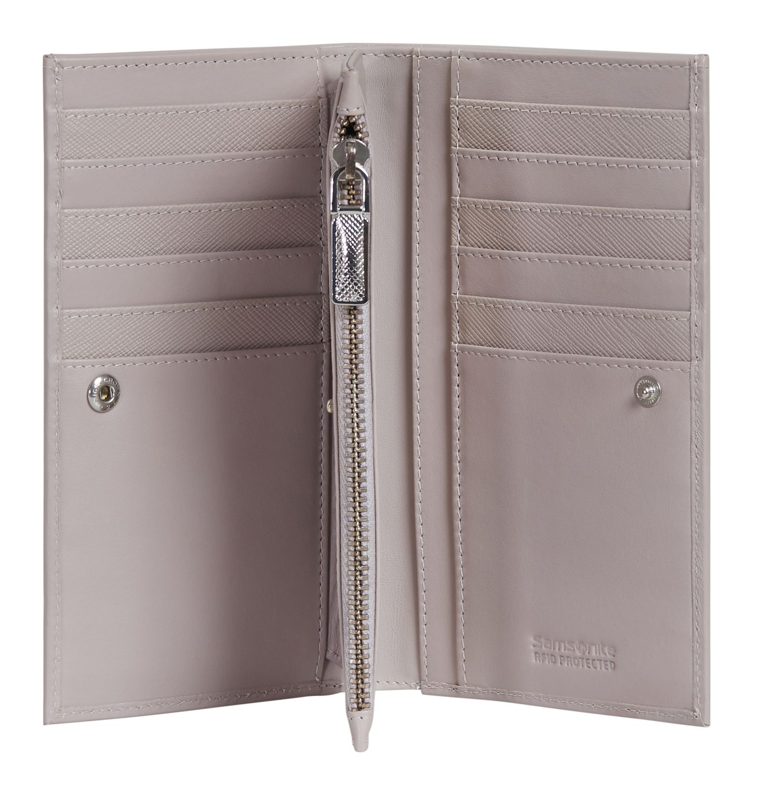 Samsonite Image Leather 334 - FLAT W 12CC+ZIP INT Wallet Ash Rose Samsonite Image Leather 334 - FLAT W 12CC+ZIP INT Wallet Ash Rose