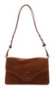 COCCINELLE C-Me Softy Shoulder Bag Suede Le. / Grained Le. S Cognac / Cognac COCCINELLE C-Me Softy Shoulder Bag Suede Le. / Grained Le. S Cognac / Cognac