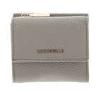 COCCINELLE Metallic Soft Wallet Grained Leather Eucalipto COCCINELLE Metallic Soft Wallet Grained Leather Eucalipto