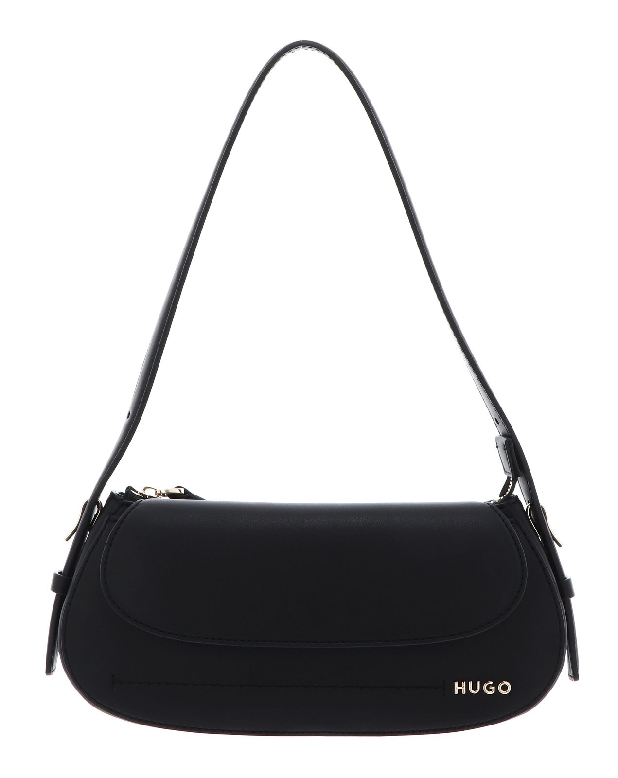 HUGO Yorih Shoulder Flap Bag Black