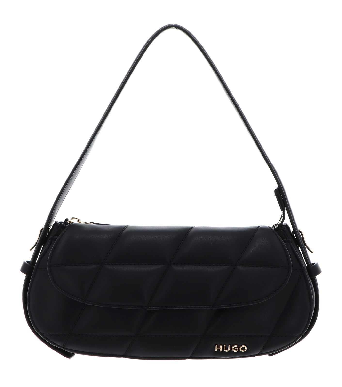 HUGO Yorih Shoulder Flap Bag Black