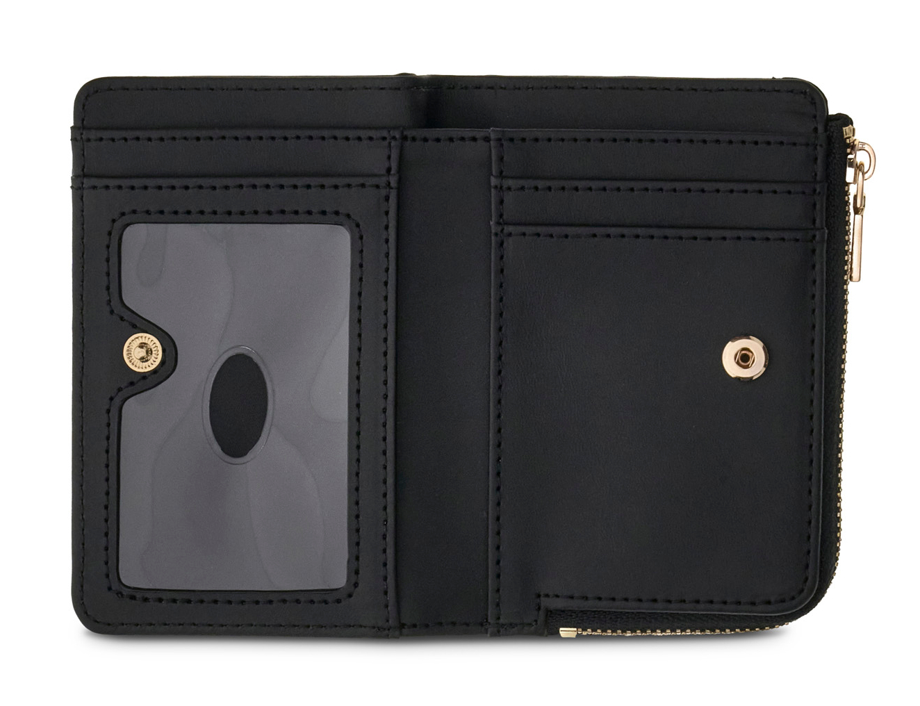 GUESS Melody SLG Zip Around Card Case Black GUESS Melody SLG Zip Around Card Case Black