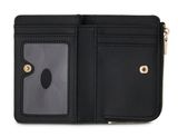GUESS Melody SLG Zip Around Card Case Black GUESS Melody SLG Zip Around Card Case Black