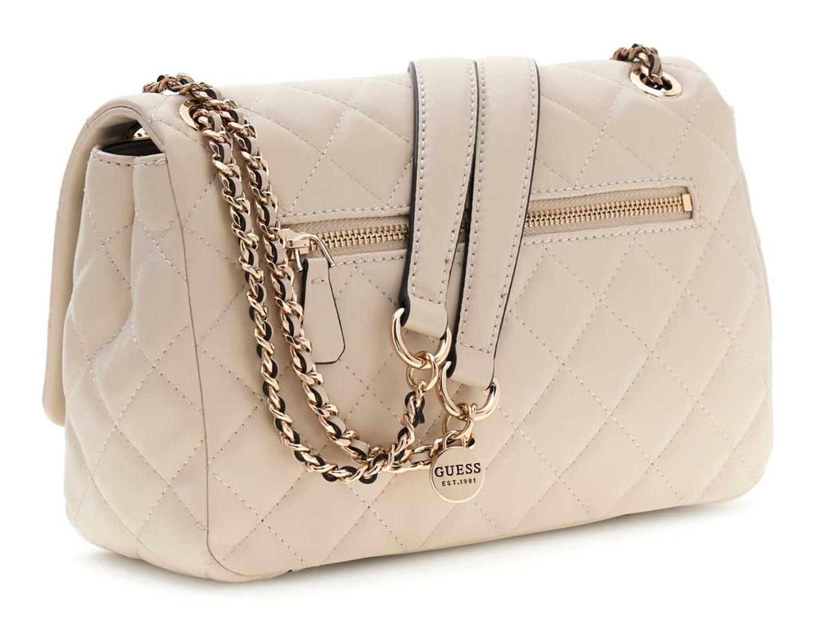 GUESS Juliet Mini Convertible Crossbody Flap Bone GUESS Juliet Mini Convertible Crossbody Flap Bone